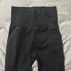 Free People XS/S NWOT Good Karma leggings - washed black, smoke free home